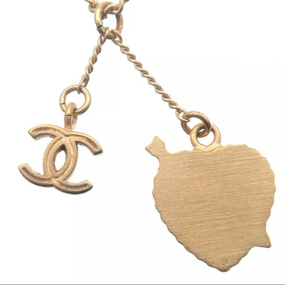 ❌SOLD❌RARE Vintage CHANEL Gold 10P CC Necklace - Picture 6 of 8